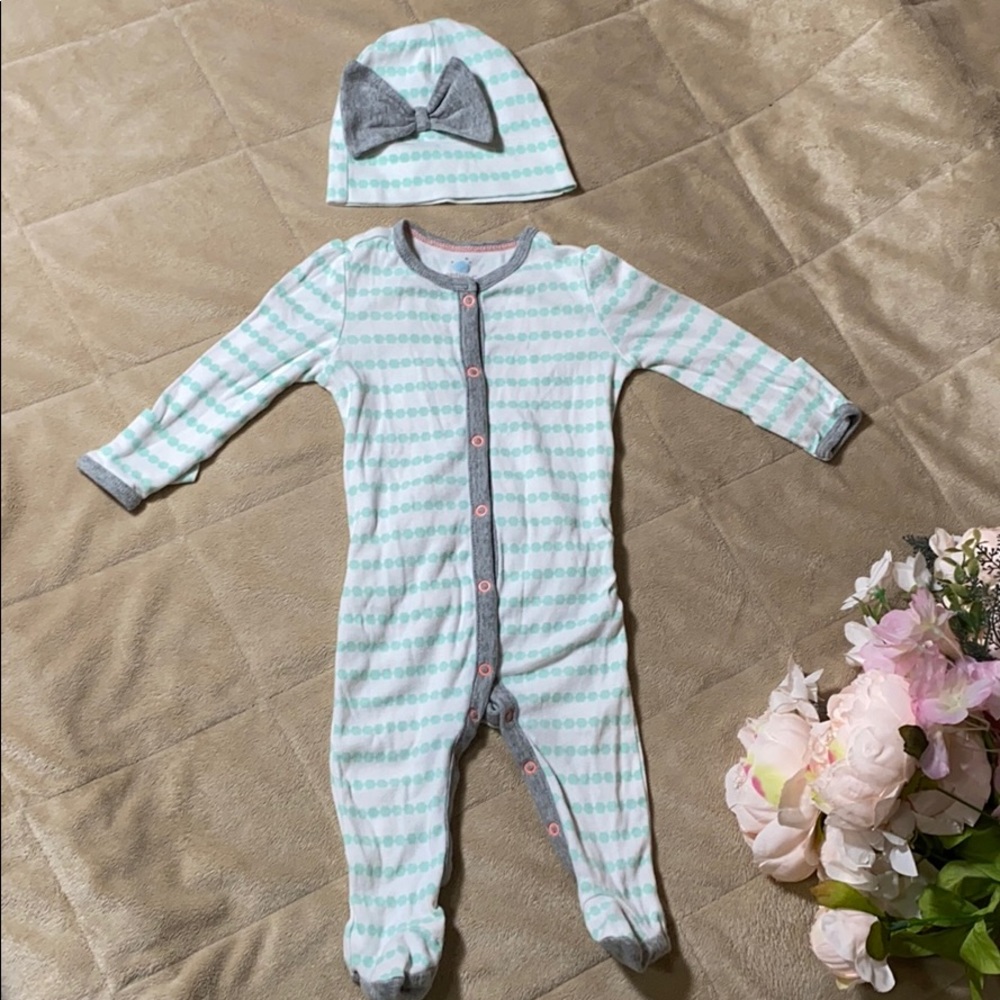 Cloud island ruffle jumpsuit 3-6 months